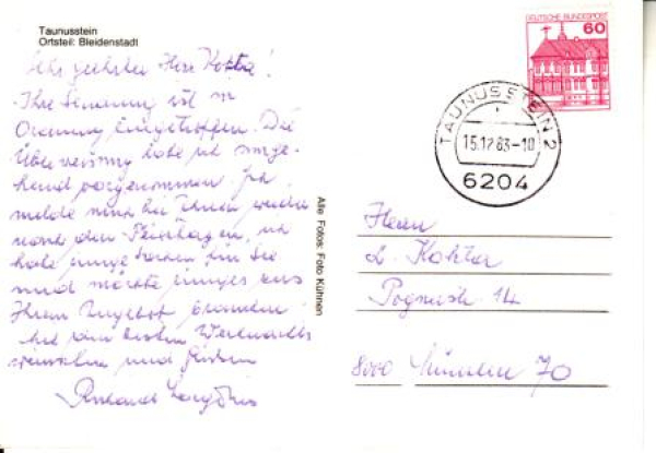 Taunusstein - D 1983 95 003 ●